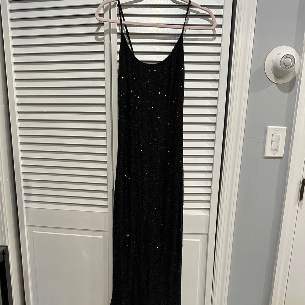 Foxblood Maxi Sequin Mermaid Gown